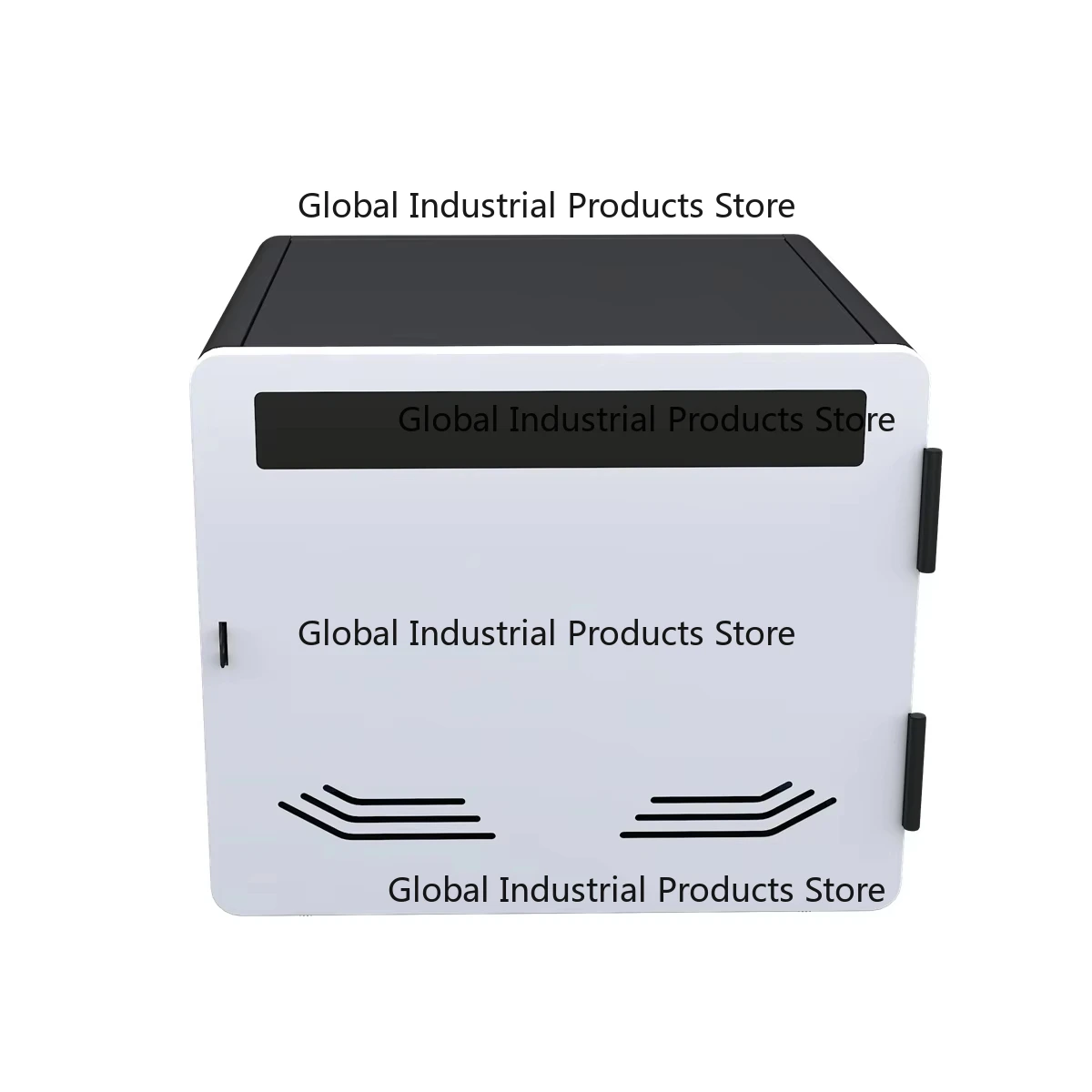 

12 Bays Type-C Laptop Charging Cabinet with Cables Desktop & Wall Mount USB Charging Station 65W Fast Charging for Office