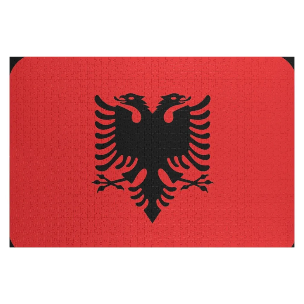 

Albanian Flag Jigsaw Puzzle Custom Gift Personalized Wooden Name With Photo Customized Kids Gift Puzzle