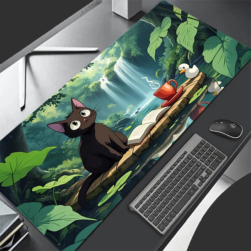 

Mouse Pads Cat Desk Mat Protector Gaming Mousepad Office Table Decor Keyboard Long Pad Computer Personality-Filled Gamer Mat