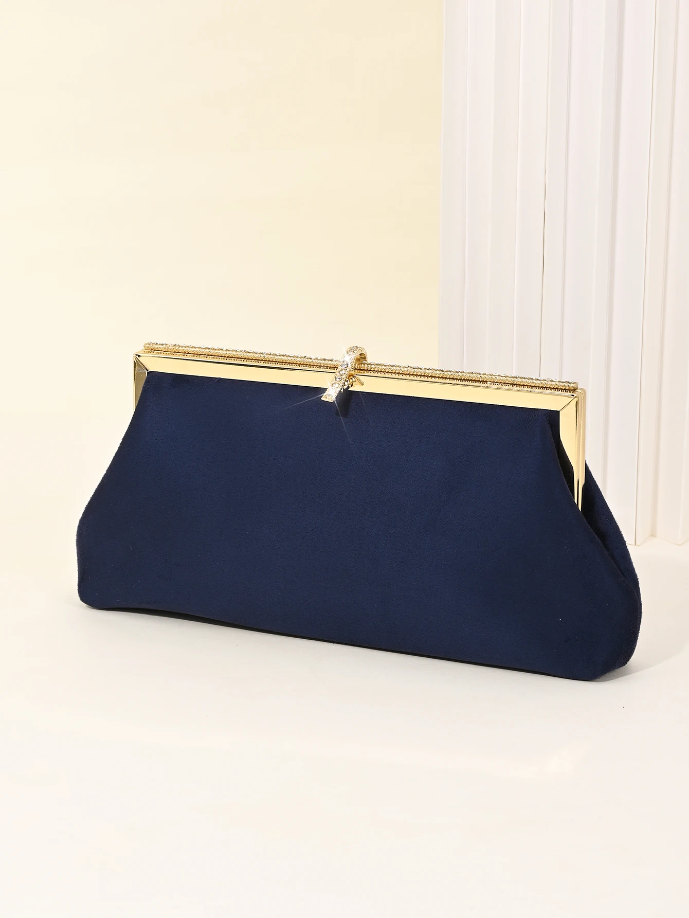 Retro-Samt-Abendtasche, funkelnde Strass-Clutch-Tasche, Fischhaken-Damentasche, Kleidertasche, passende Cheongsam-Tasche – Detail 32