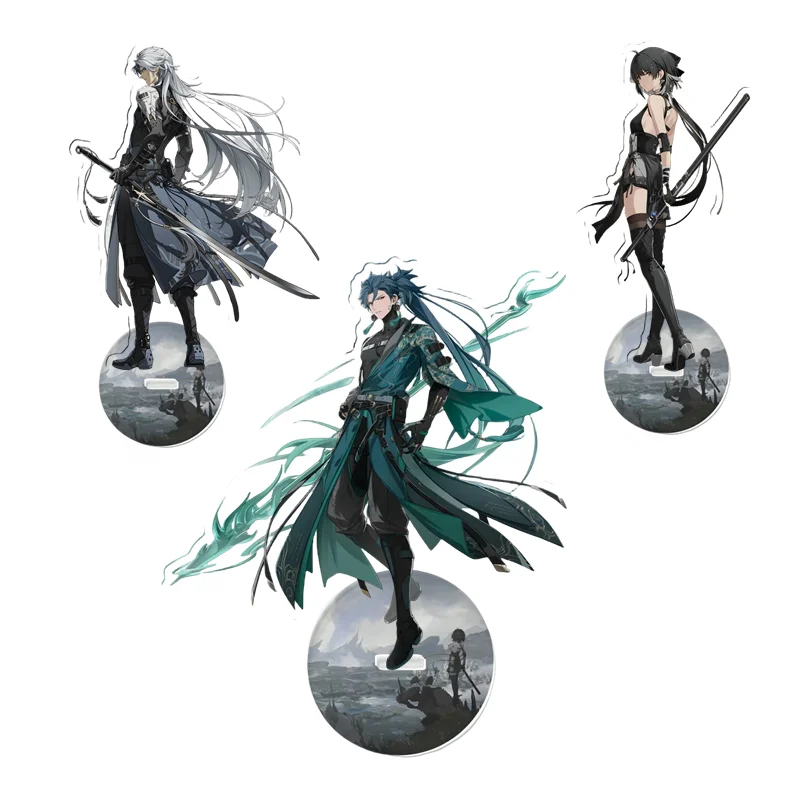 Game Wuthering Waves LINGYANG Jiyan Yangyang Acrylic Stand Figure Display Cosplay Charm Desktop Model Plate Ornament New Hot