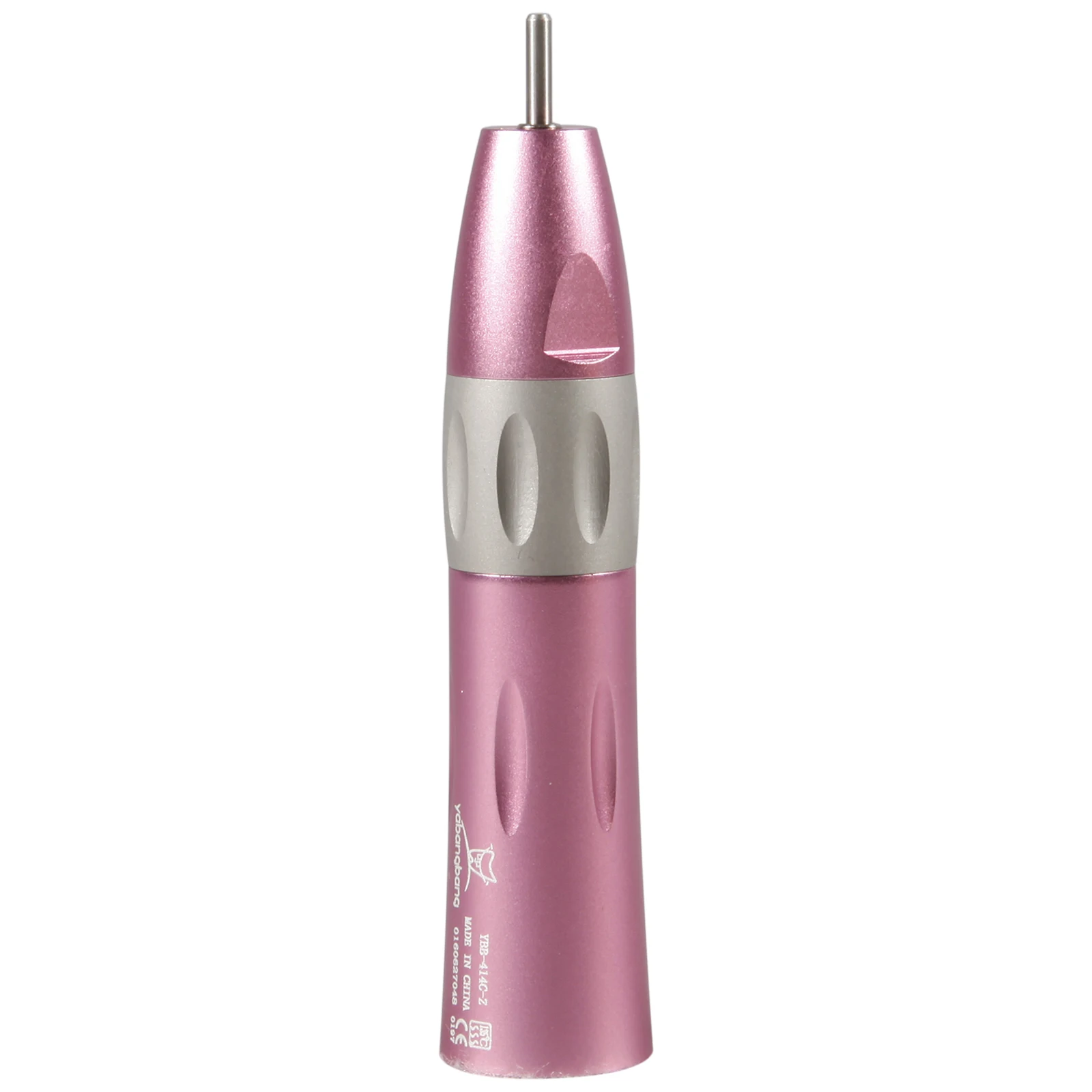 De ntal Inner Water Low Speed Straight Nosecone Handpiece fit N-S-K E-TYPE Motor (pink)