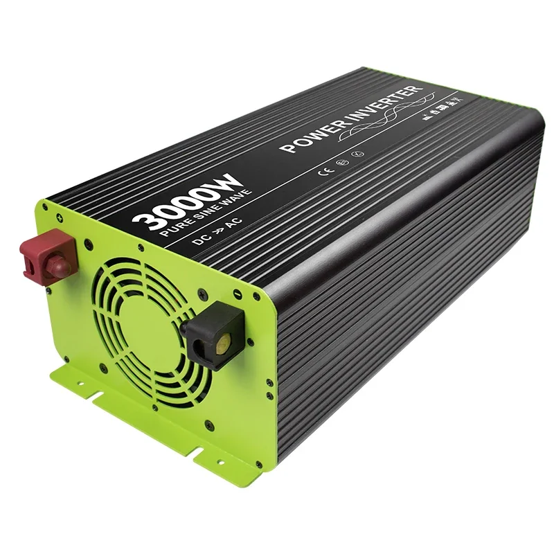 3000W Peak 6000W Remote DC To AC Power Pure Sine Wave Inverter Converter