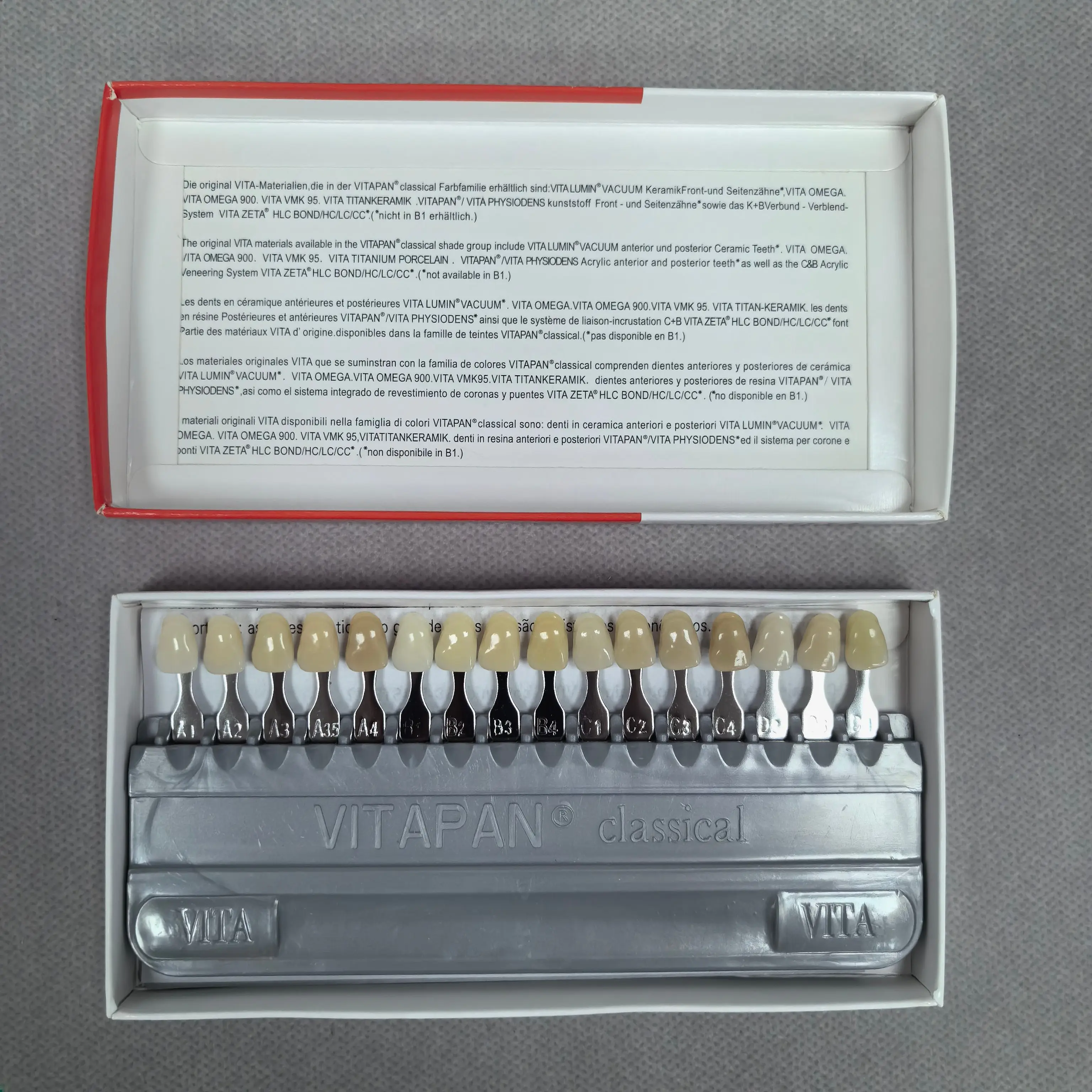 Colorímetro Dental VITA de 16 - Teeth Whitening Shade Guide reseña y precio