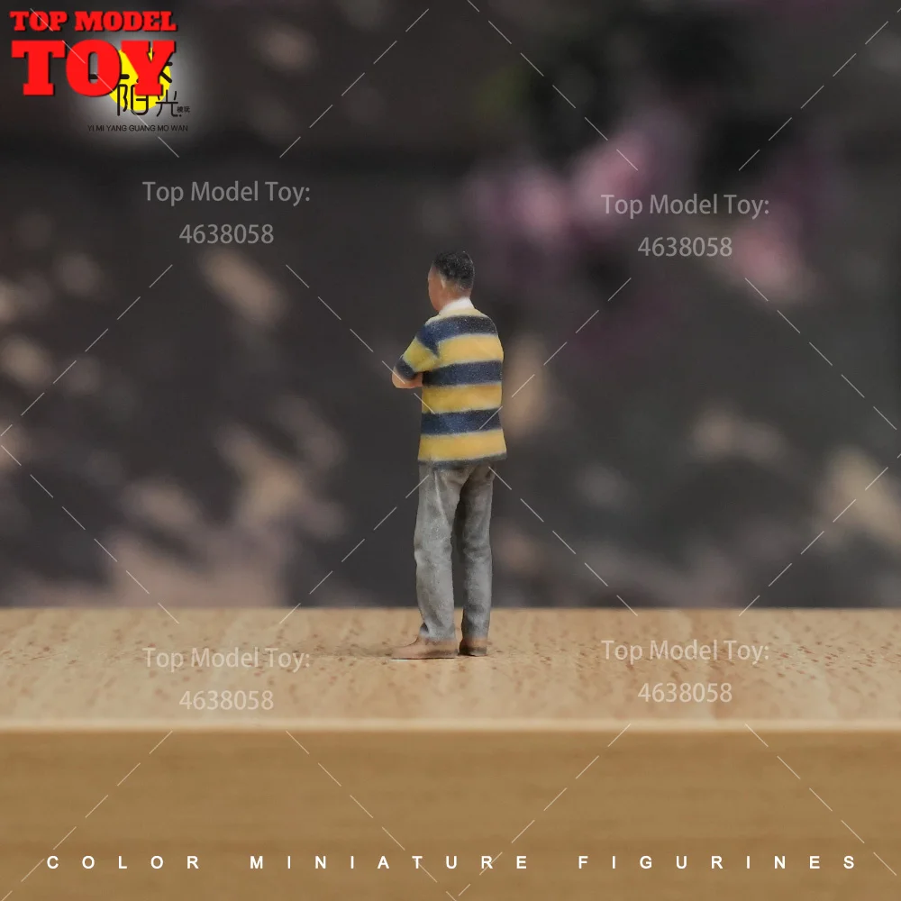 1/64 1/87 1/43 1/24 1/18 مقياس رجل منتصف العمر الترفيه عادية ثلاثية الأبعاد طباعة الذكور المشهد الدعائم أرقام نموذج للسيارات المركبات لعبة