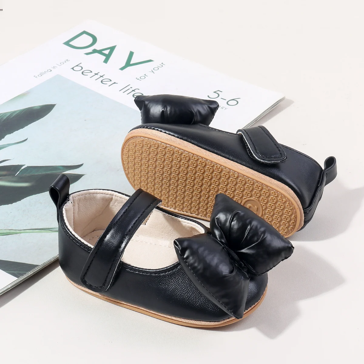 ربطة القوس فيونكة طفل الأميرة أحذية طفل لينة سوليد أحذية مشي لتعلم المشي ربيع الخريف نمط جديد ل 0-18 متر حذاء طفل