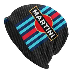 Martini Carbon Thin Skullies Beanies Fashion Caps For Men Women Martini Racing Ski Caps Bonnet Hats