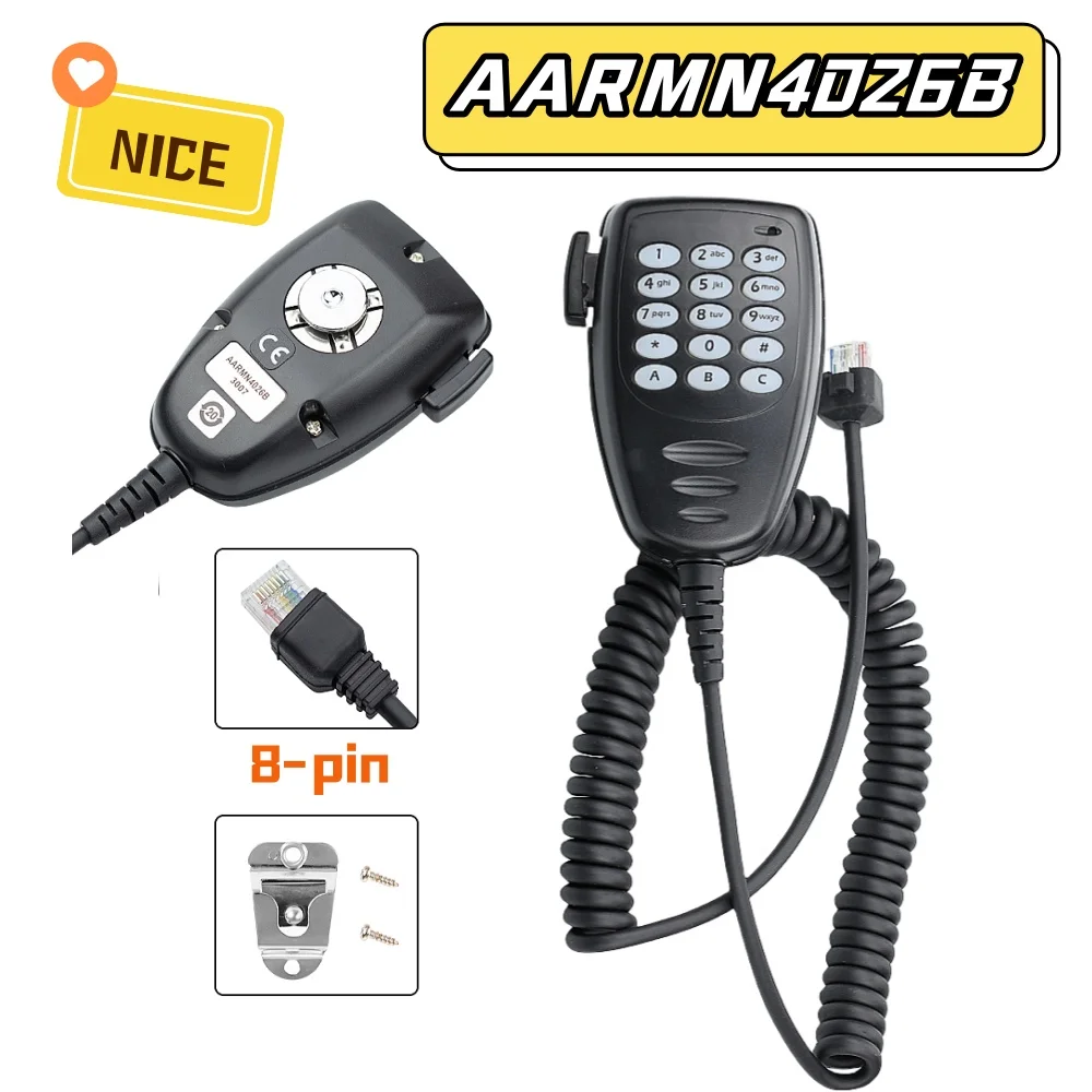 

AARMN4026B DTMF Microphone PTT MIC Speaker For Motorola CDM1250 CDM1550 CDM1550LS+ CDM750 MCX600 MCX760 PRO3100 PRO5100 CB Radio