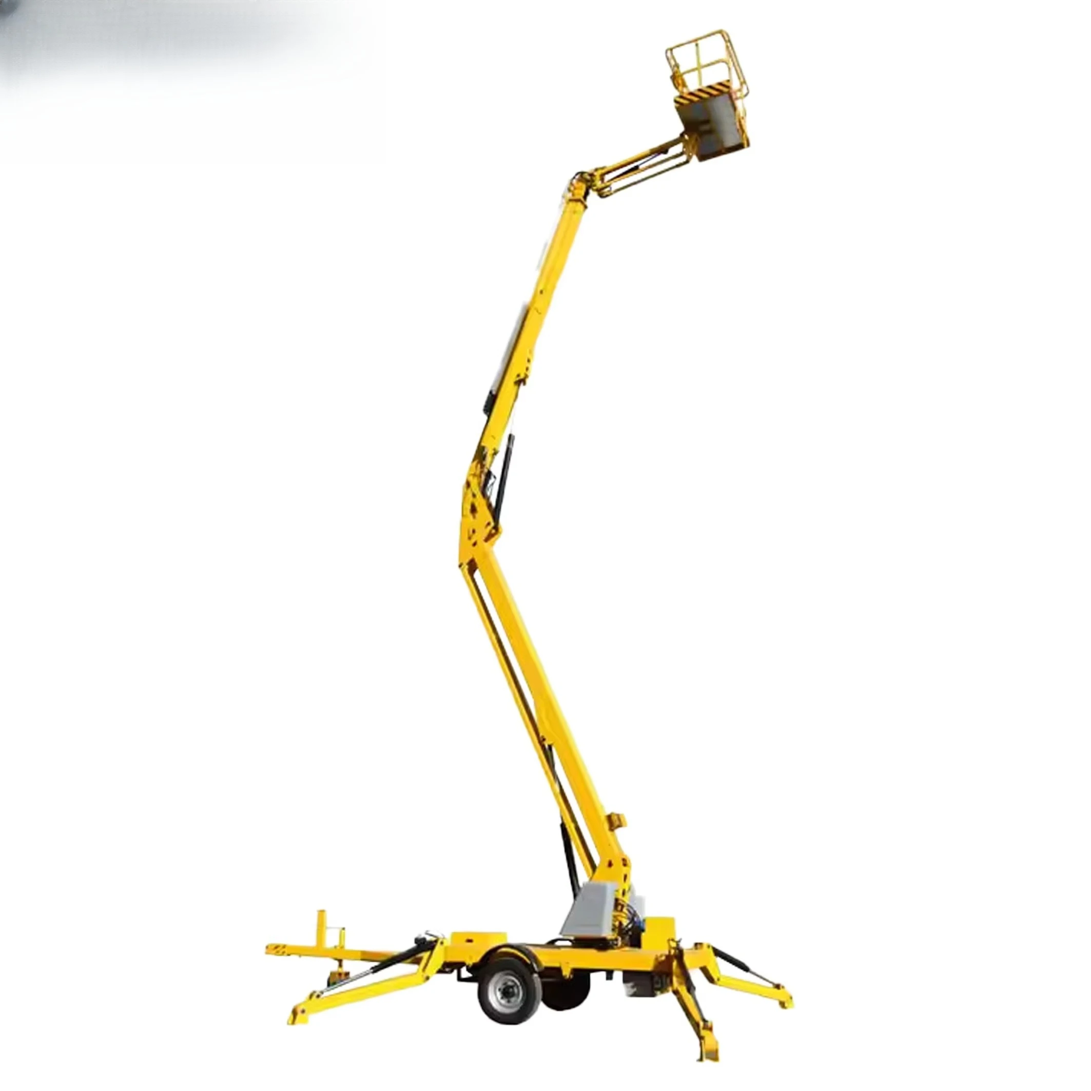 CE Kubota Engine Telescopic Towable Boom Lift Aerial Work Platform