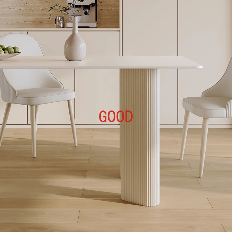 Обеденный стол White Rock Plate, современный простой роскошный журнальный обеденный стол, квадратный обеденный стол для родителей, мебельная мебель ZT50DT