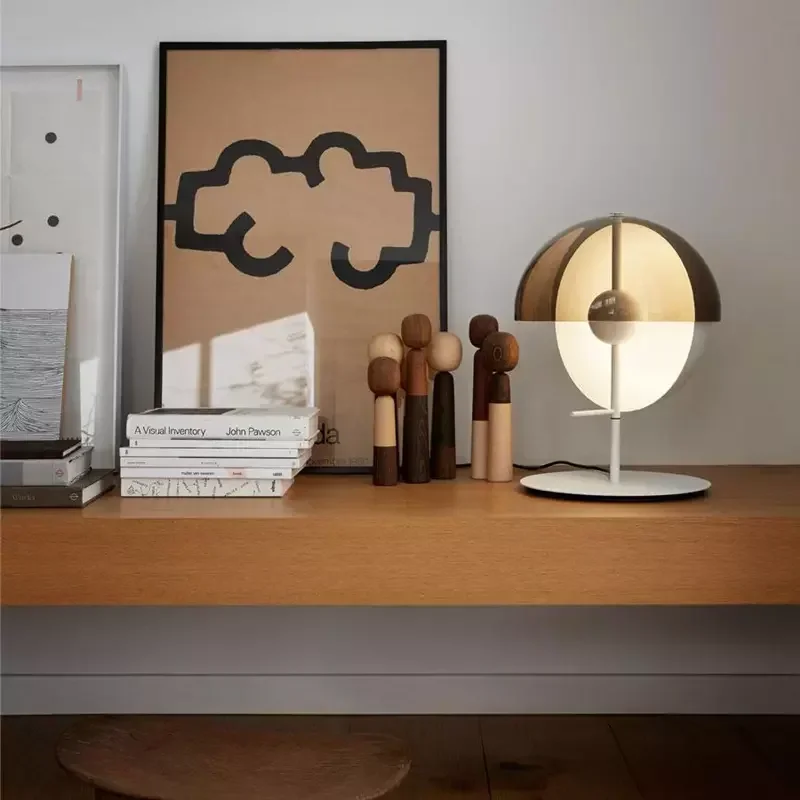 Postmodern Nordic Personality Creative Glass Art Lamp Desk Internet Celebrity Sofa Bedroom Bedside Lamp LED Floor Lights image 3