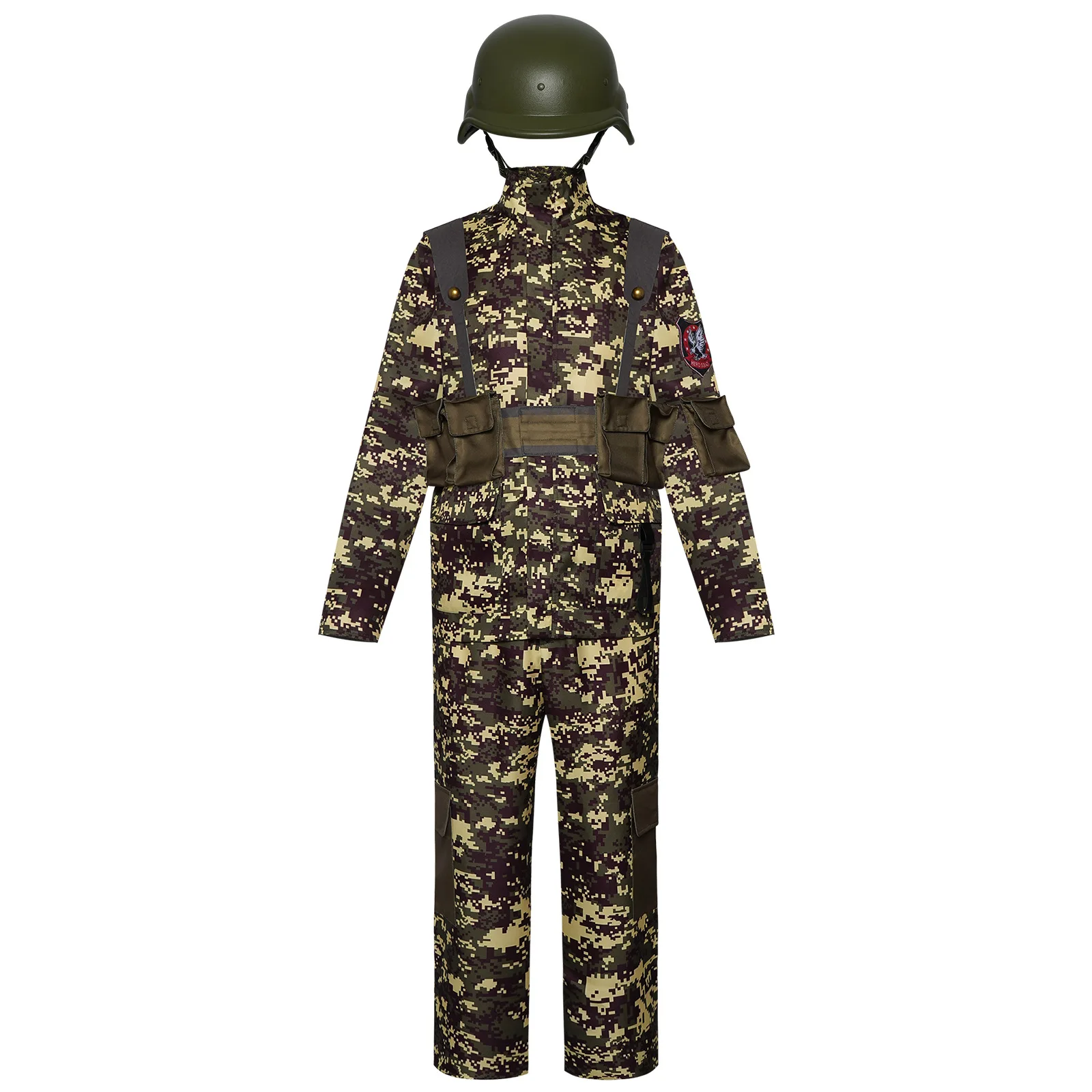 Hero Squad Cosplay Costume Combat Uniform Camouflage Suit Halloween Cosplay Hero Clothing