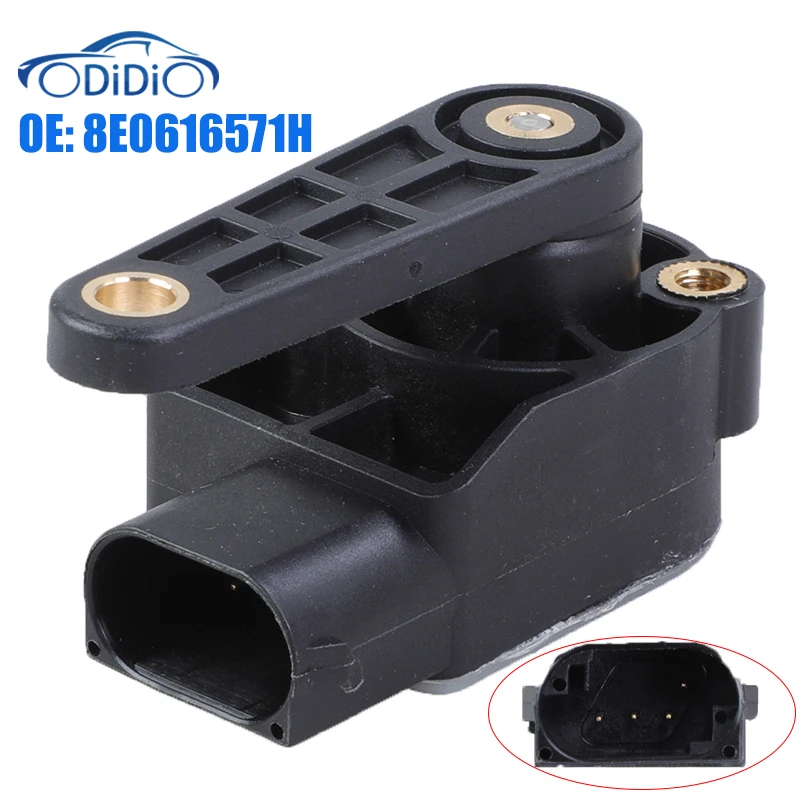 ODIDIO 8E0616571H Height Level Sensor 8E0616571D For 2002- 2008 Volkswagen A6 TT Q3 A8 A4 B7