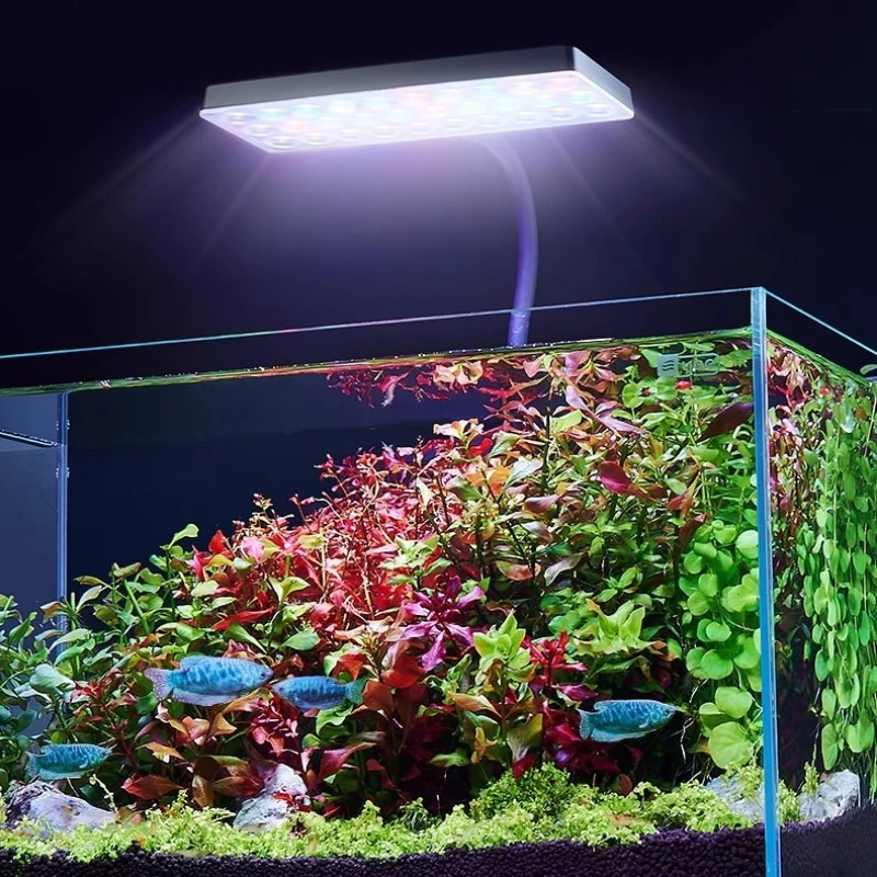 

Светодиодный аквариумный светильник YEE — мини-светильник полного спектра для посаженных аквариумов, нано-аквариумов, улучшения цвета и акваскейппинга