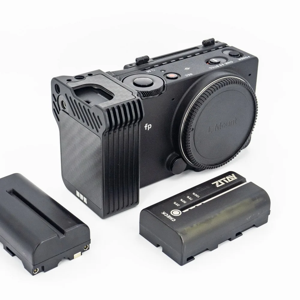 Dpl sigma fpbh2バッテリーグリップハンドルnpf 550/570 fp l右側