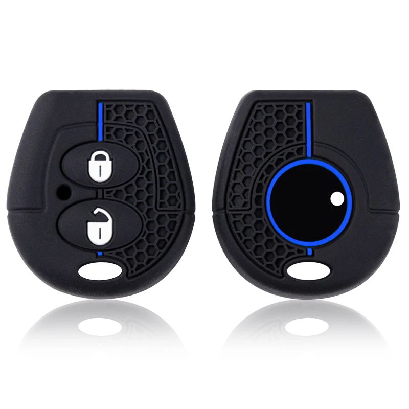 2 أزرار حافظة مفاتيح سيليكون للسيارة حماية لشركة فولكس فاجن بولو جولف باسات بورا جيتا شاران سكودا اوكتافيا سيات ليون إيبيزا