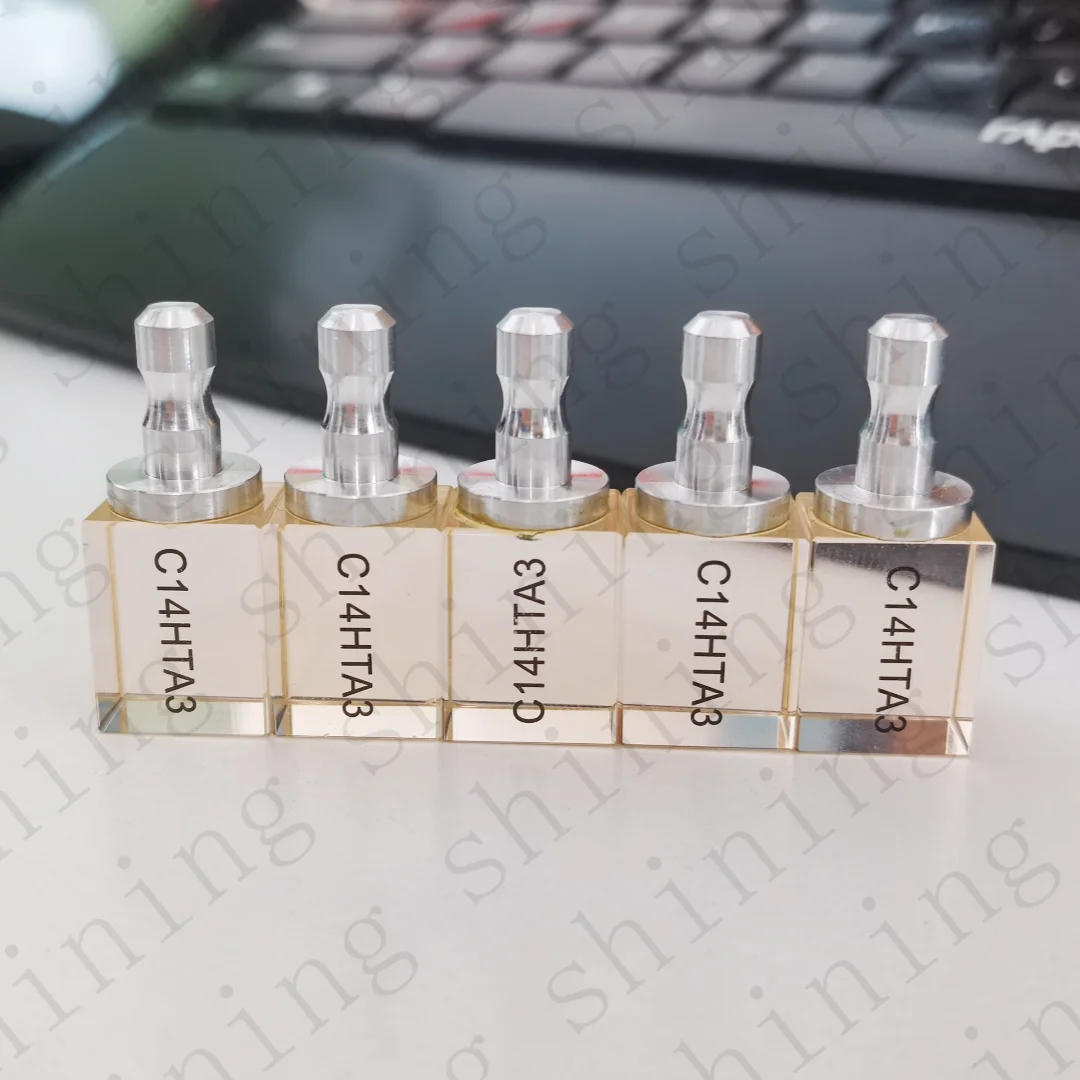 5Pcs C14 Dental Crystal Blocks Glass Ceramic Zirconia Reinforced CEREC Block CAD HT A3