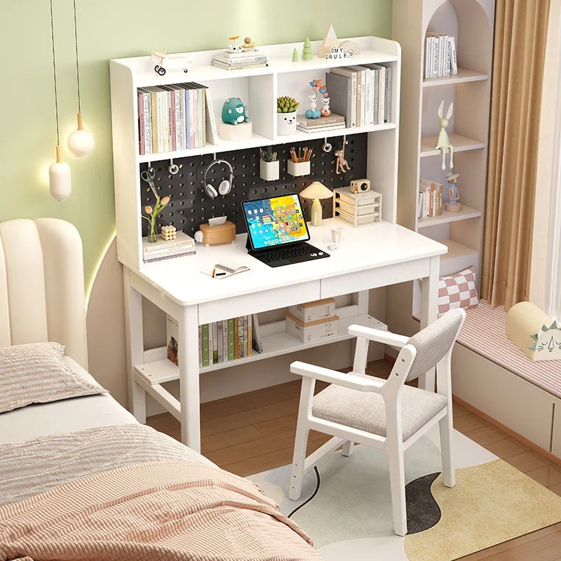 Study table Children's desk Bookshelf Computer desk Household bedroom Student writing desk