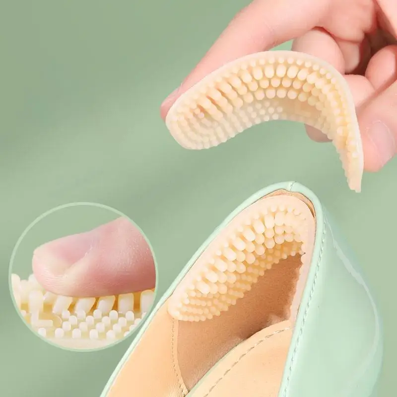 

Silicone Heel Protectors Womens Shoes Heel Cushion Anti-wear feet Shoe Pads for High Heels Adjustable Size Shoes Insoles