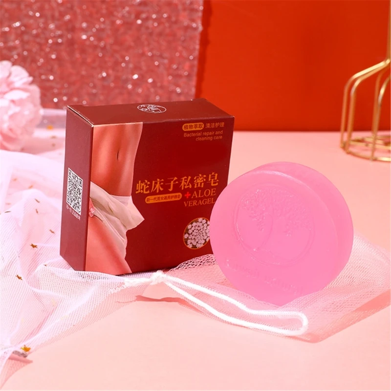 Sabun Pemutih Kulit Bagian Pribadi Sabun Kristal Bibir Vulva Merah Muda Seluruh Tubuh