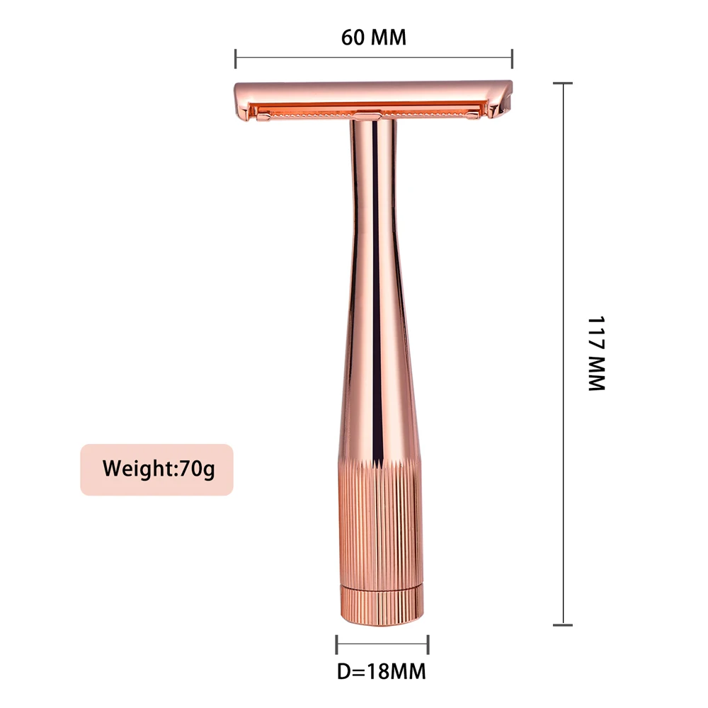 Whityle16T ECO-friend Safety Hair Shaver for Women AC Guard Blades Shaving Razor for Male & Female One Blade Shaver for Body