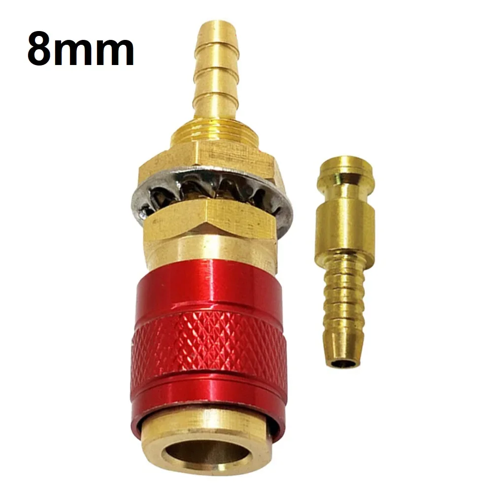 Gas & Water Quick Connector For Tube Inner Diameter 8mm With Hose Quick Connect Gas Water Quick Connector