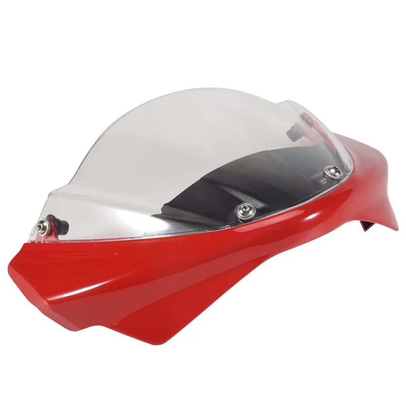 

VC-Innovative-лобовое стекло мотоцикла, головной убор, обтекатель лобового стекла для Ducati Monster 696 795 796 M1100, красный