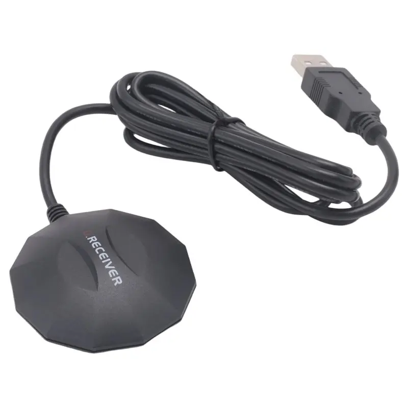 

Black Plastic New USB GPS GLONASS Receiver GNSS Receiver Module Antenna, Replace Bu-353S4, BU353S4, 0183NMEA USB Protocol-L94A