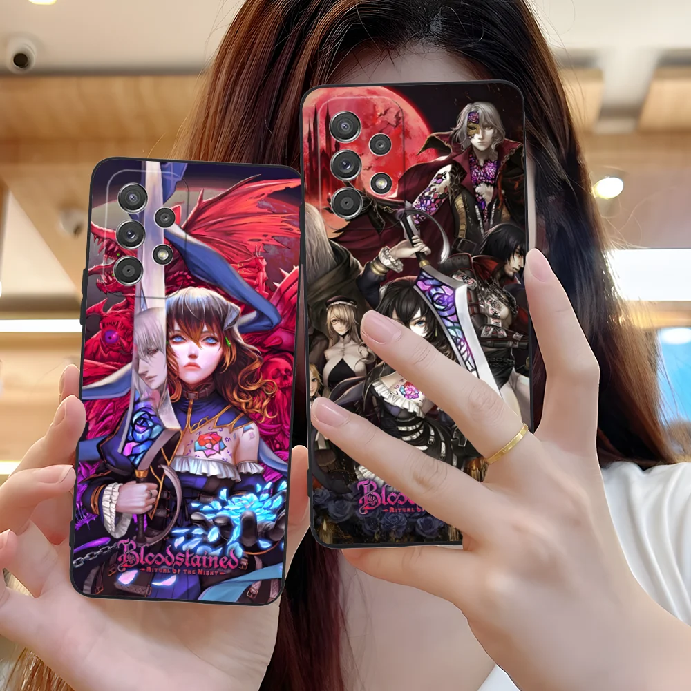 Bloodstained Ritual Phone Case for Samsung Galaxy A73 72 71 70 55 54 53 52 35 34 32 23 14 13 5G Black Cover Smartphone Cellphone