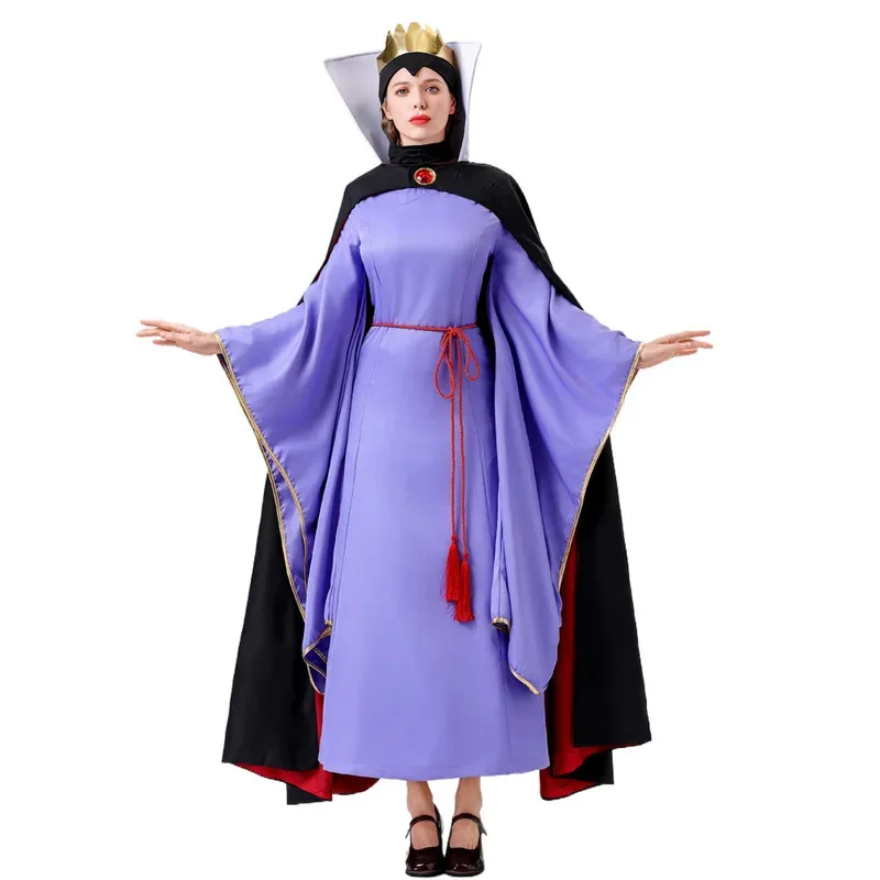 Anime 's Mirror Cosplay Costumes Evil-queen's Uniform Halloween Carnival Party Dressing For Women eo]5