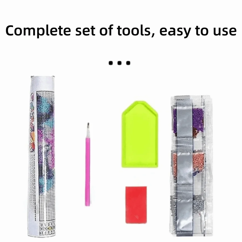 5D Diamond Painting Kits Special Shaped Diamonds Dots Diamond Art Kits Gem Art 30x30cm Partial Drill Diamond Kits for Adults