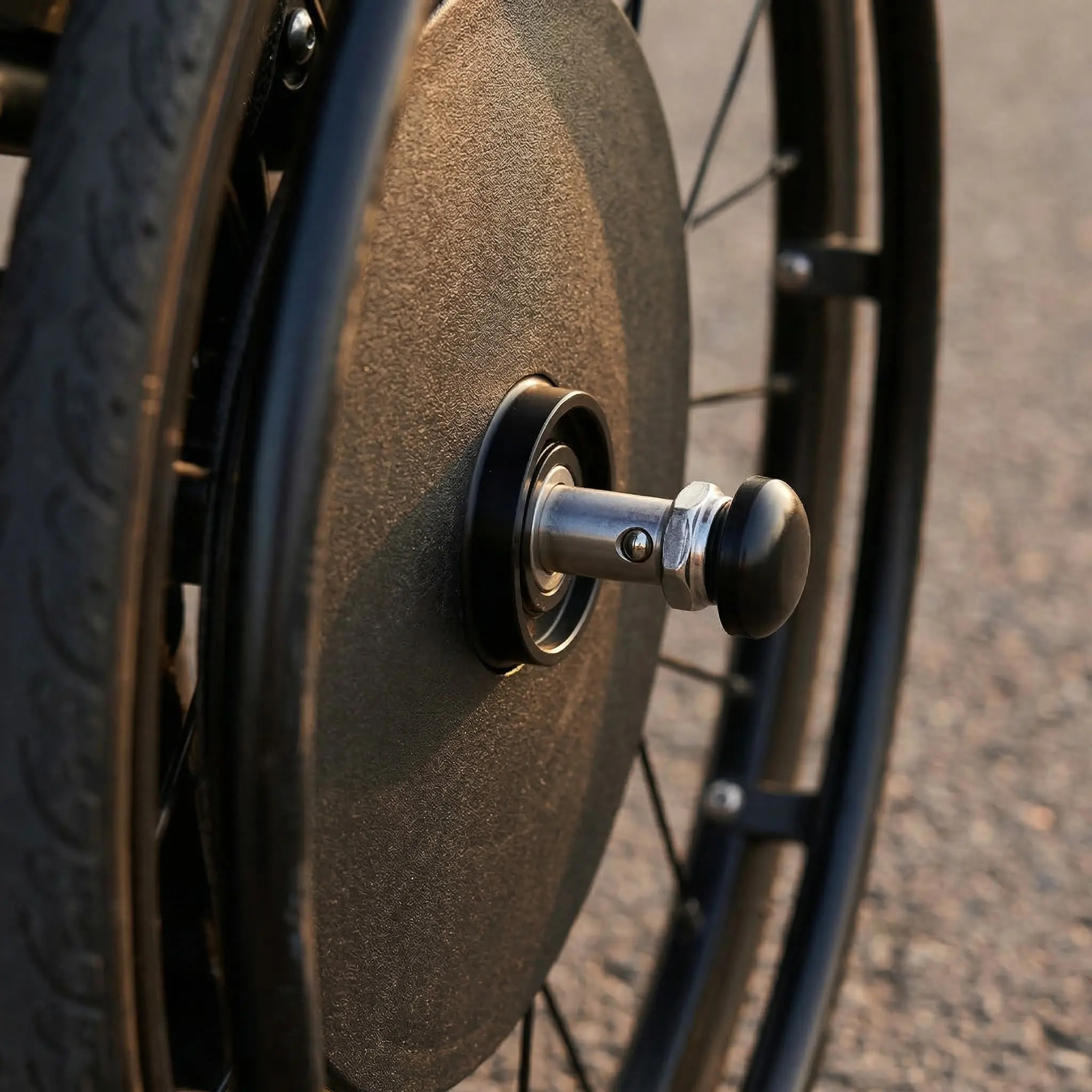 Stainless Steel Quick Release Axle Heavy Duty Wheelchair Rear Axle Wear Resistant Mobility Sport Replacement Smooth Quiet