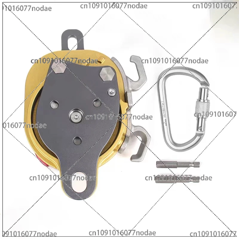 CCD/CCR Aerial Work Drill Drive Eight Rings Ascender Times Force System One-Way Pulley