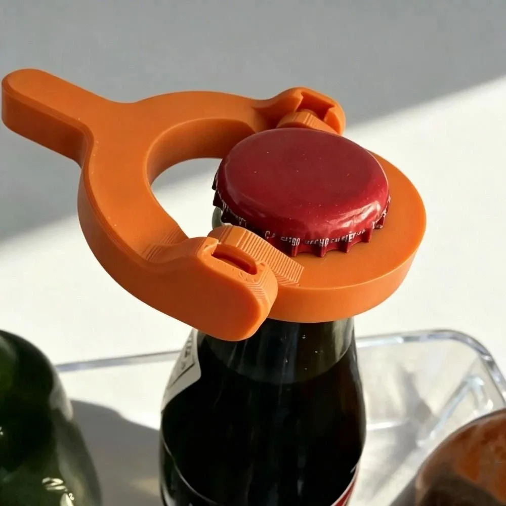 

Bottle Opener Rotundity Bottle Cap Open Kitchen Tools 3D Printed Cap Opener Labor-Saving Rotary Bottle Opener Household Use