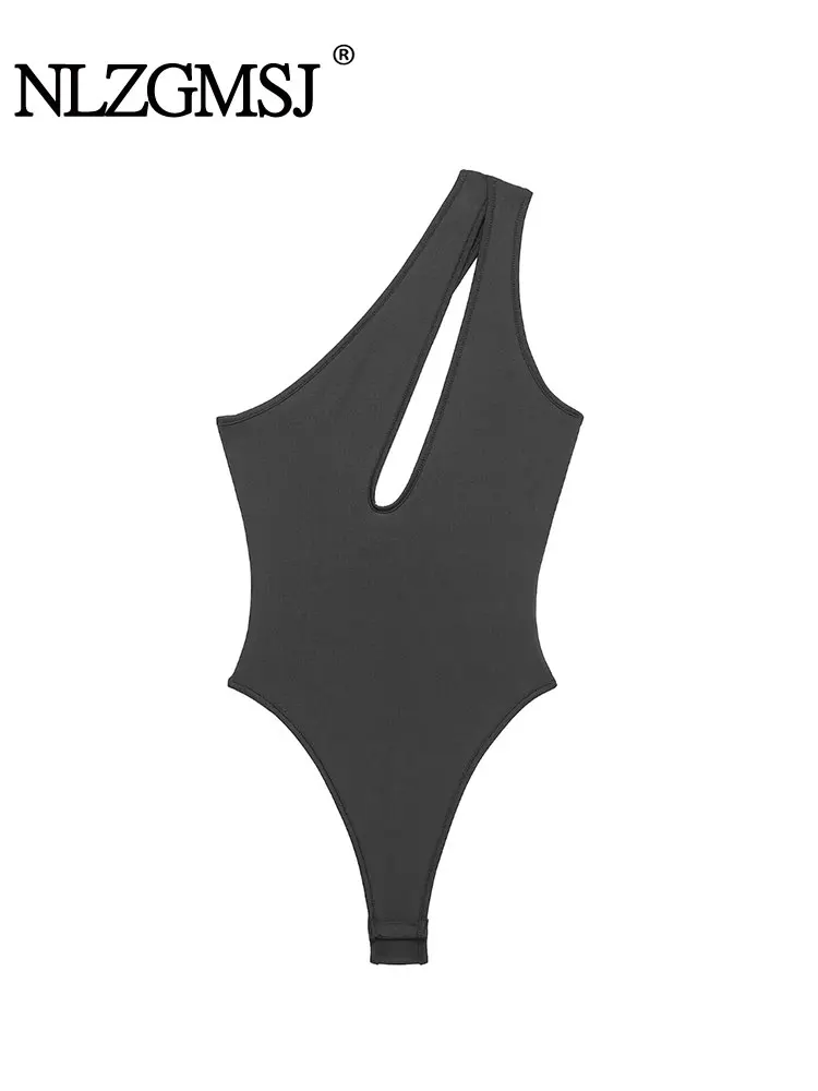 

2025 Women's Spring Summer Cut Out Bikini Swimwears Sexy Elegant Sleeveless Tank Tops Fashion Casual Beach Bodysuits