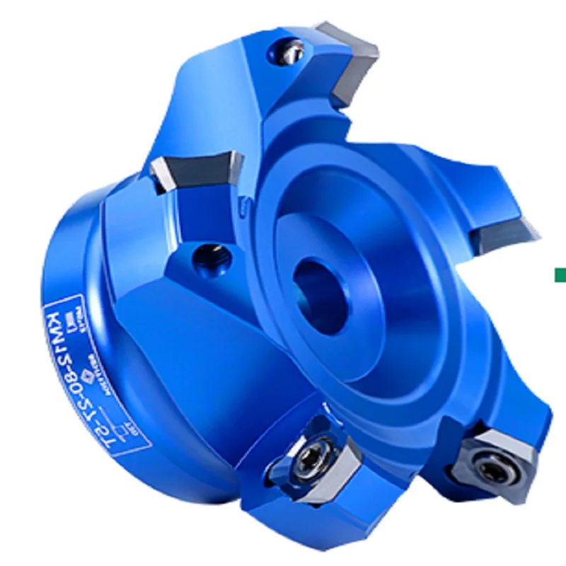 400R KM12 High-gloss Fast Feed Flying Cutter Head Right Angle 45-degree Milling Cutter Head Multi-edge Machining Center