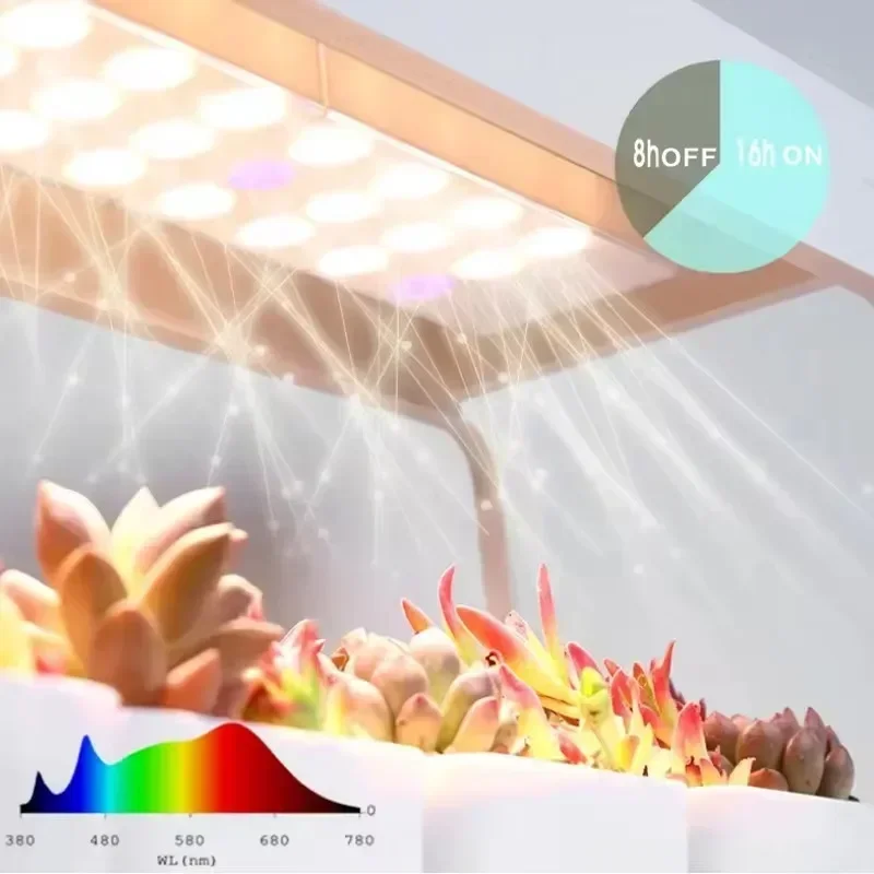 White Indoor Lighting Desktop Garden Click and Grow Mini Led Indoor for Herbs, Succulents, and Vegetables