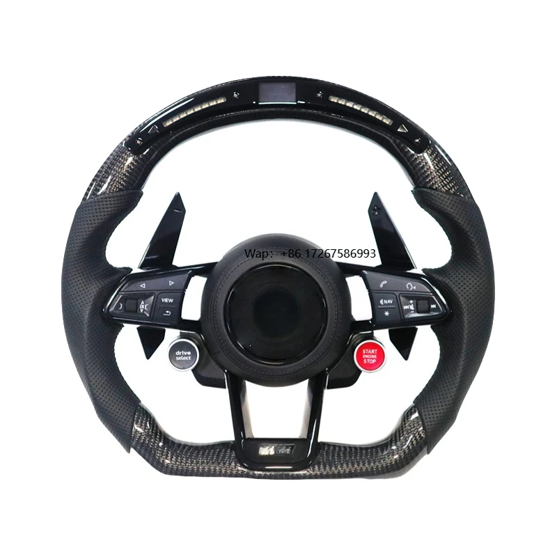 

Heavy-Duty Carbon Fiber Steering Wheel Reinforced Anti-Wear Built for High-Speed Performance