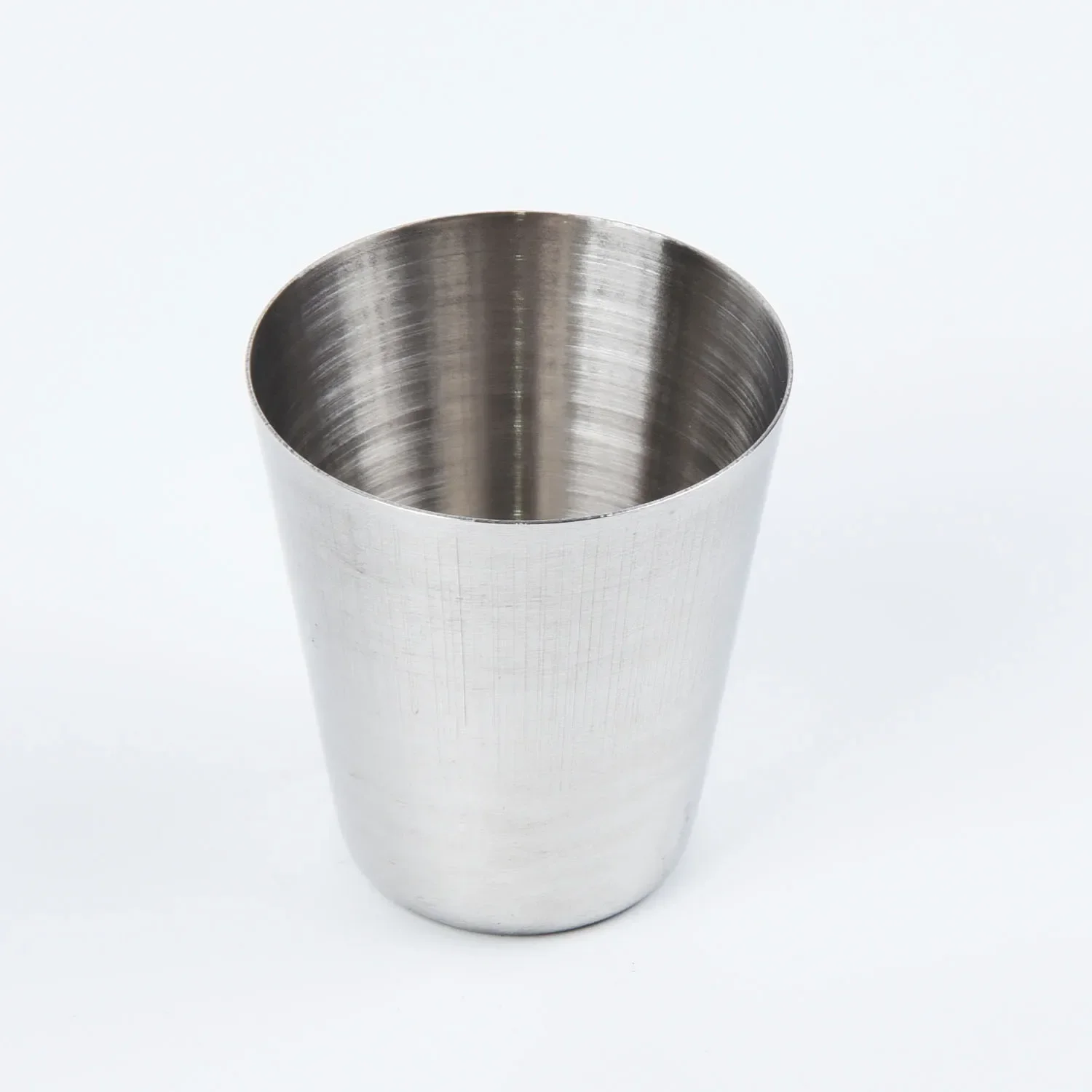 ​ 1pc Mini Stainless Steel Cup 30/70/180/320ml Drinking Wine Glasses Beer Cola Milkshake Cup For Home Kitchen Bar Coffee Shop