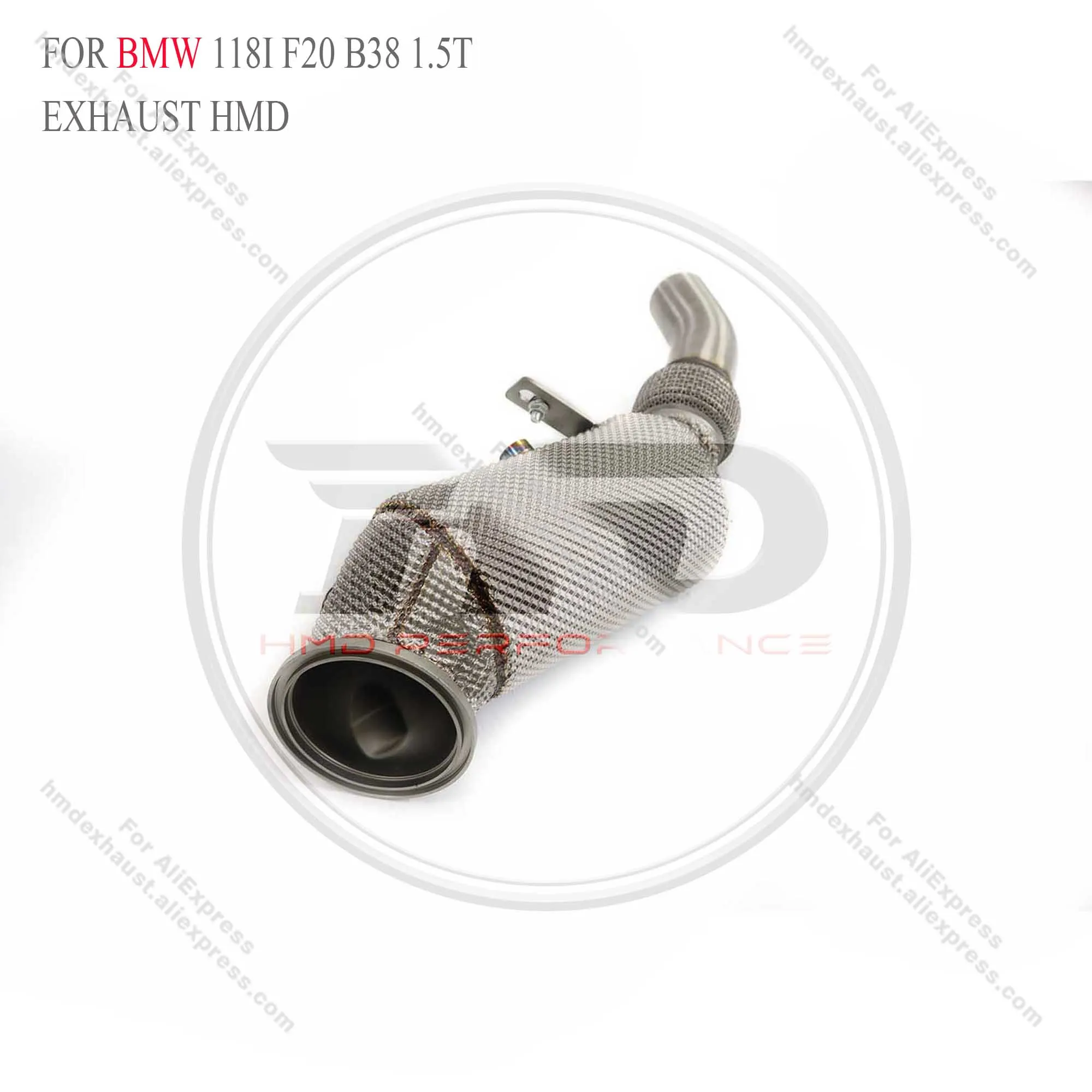 HMD Stainless Steel Exhaust System High Flow Performance Downpipe for BMW 118i B38 1.5T Car Accessories