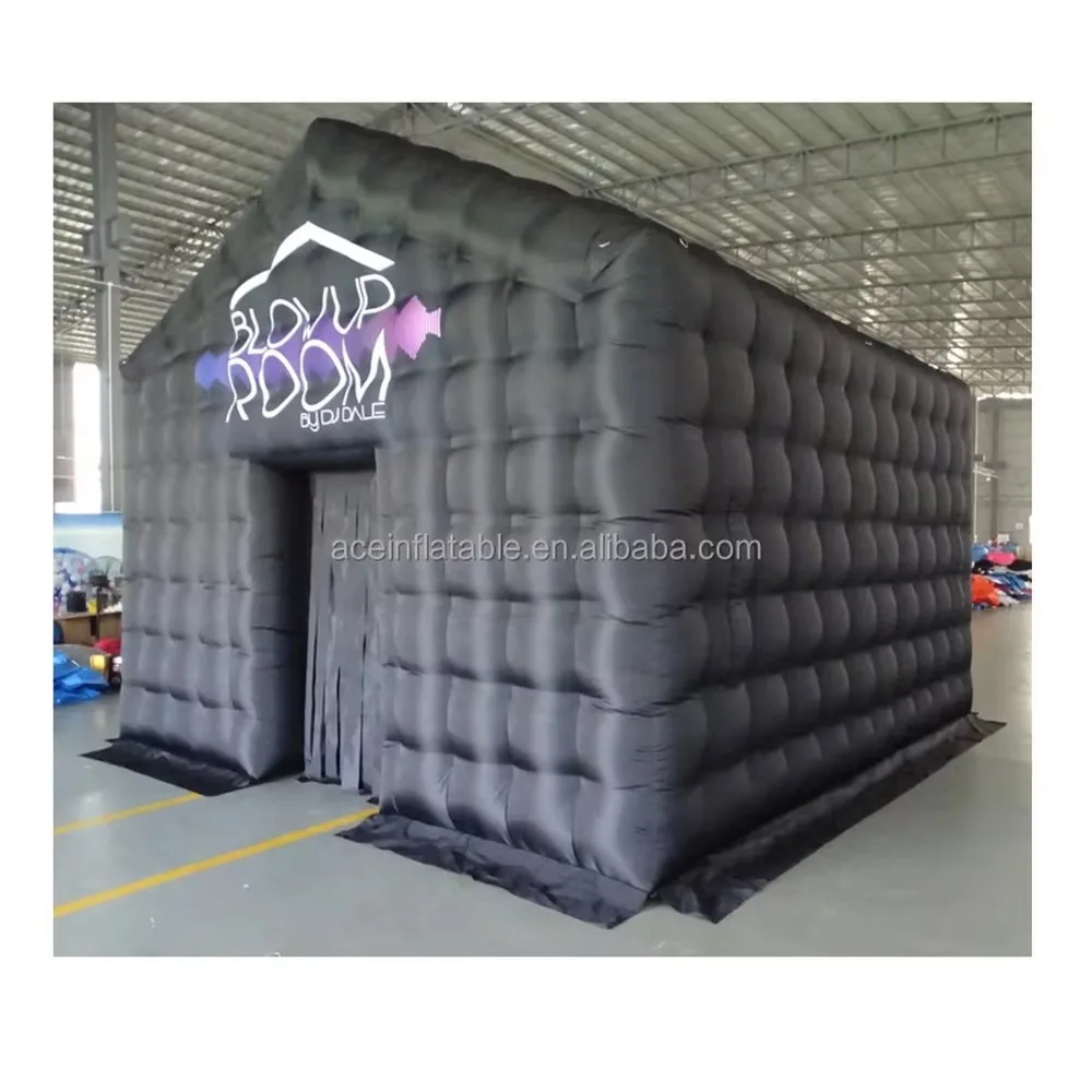 Commercial Inflatable Party Tent LED Disco Event Tent Portable Blow Up Club Tent For Outdoor Events