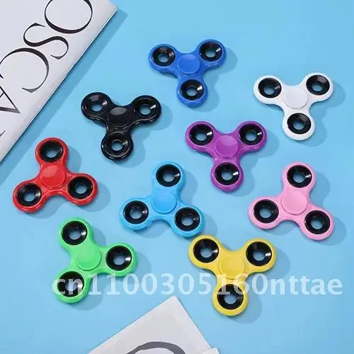 Hochwertiger ABS Fidget Spinner EDC Tri-Spinner-Spielzeug zum Stressabbau, Autismus, ADHS, lustiges Spielen für Erwachsene und Kinder