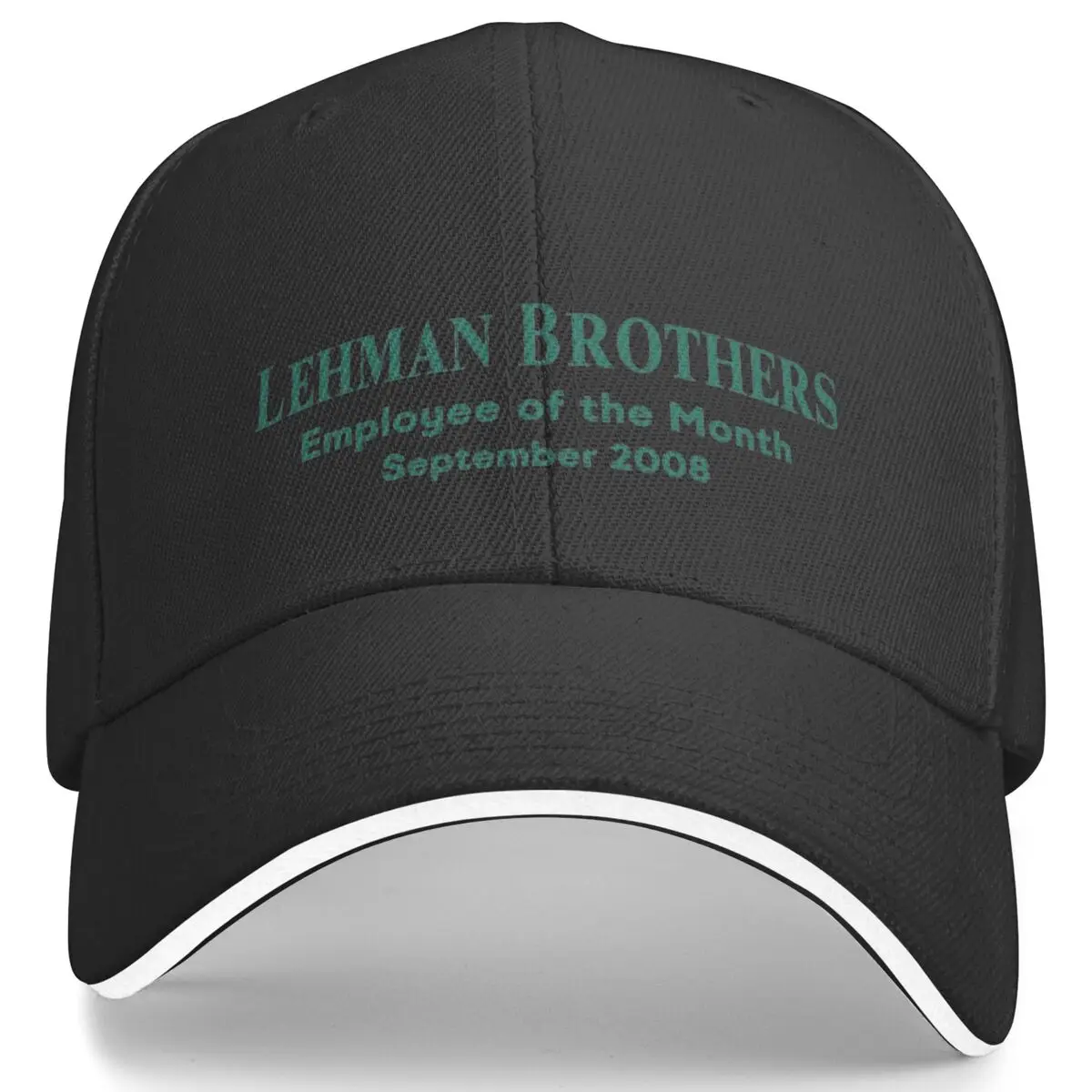 Lehman Brothers Risk Management Dept Baseball Cap Men Women Print Hip Hop Hats Summer Hunting Camping Wholesale Baseball Caps