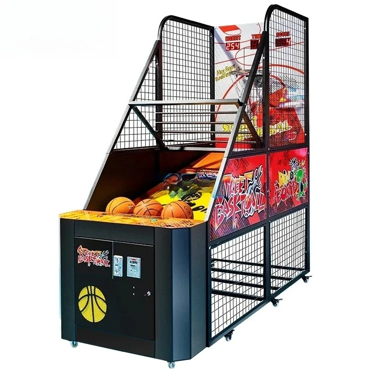 Funfair Exercise Game Arcade Style Indoor Sport Shoot-Out Arcade Basketball Game Basketball Shooting Game Machine