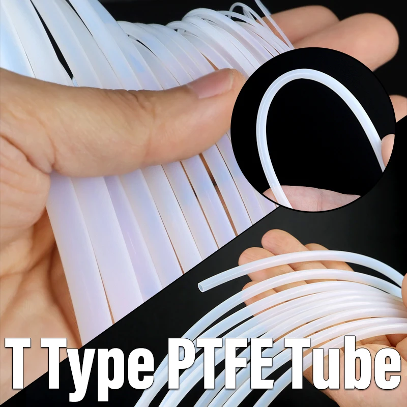 1~10M 2.5KV 300V PTFE Tube F46 Insulated Capillary 30T-2T Heat Protector Transmit Hose Rigid Temperature Corrosion Resistance
