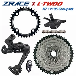 LTWOO A7 10 Speed Shifter + Rear Derailleurs + 42/46/50T ZRACE Cassette / BCD104 Chainrings + Chain Groupset, PCR BEYOND M6000