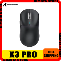 Attack Shark X3 Pro 4k Reciver Tri Mode Wireless Mouse Paw3395 Gaming Mouse Esports Mice Accessory For Computer Gamer Man Gifts