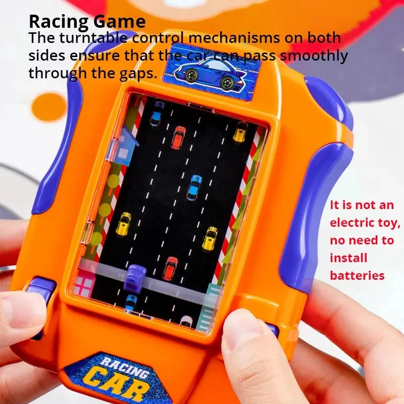 Race Car Game Kids Racing Through Adventure Palm Game Toys Simulate Driving Car Toy