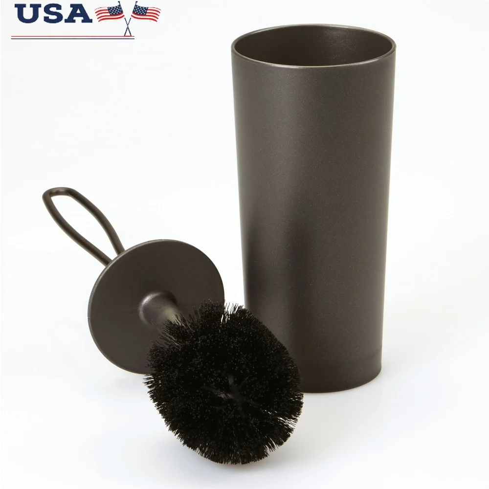 

Набор держателей для туалетной щетки Компактный дизайн Инструмент для чистки с жесткой щетиной Эффективный органайзер для ванной комнаты Прочный пластик без BPA с вентиляцией