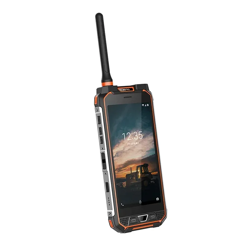 Aoro Robusto Industrial DMR Intercom IP68 Smartphone À Prova D 'Água Com Walkie Talkie Octa Core CPU LTE/CDMA Celular